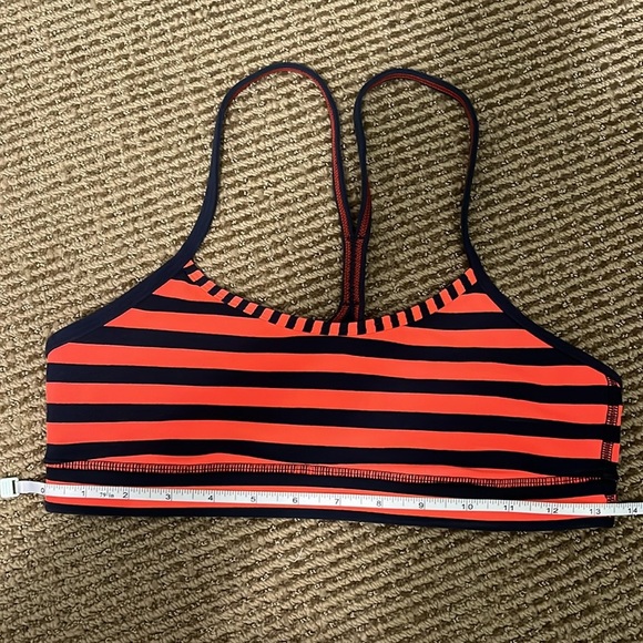 Lululemon Flow Y Bra IV Sea Stripe Light Flare Inkwell - Picture 15 of 16